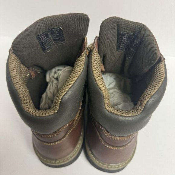 Wolverine Mens Durashocks 6” Waterproof Boot Soft Toe Brown Size 14 M